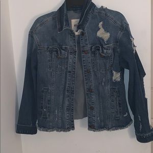 Ripped Jean Jacket